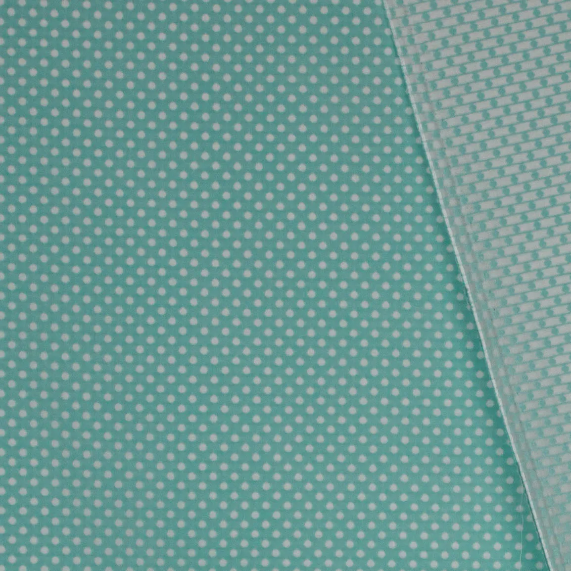 double face jacquard met bollen