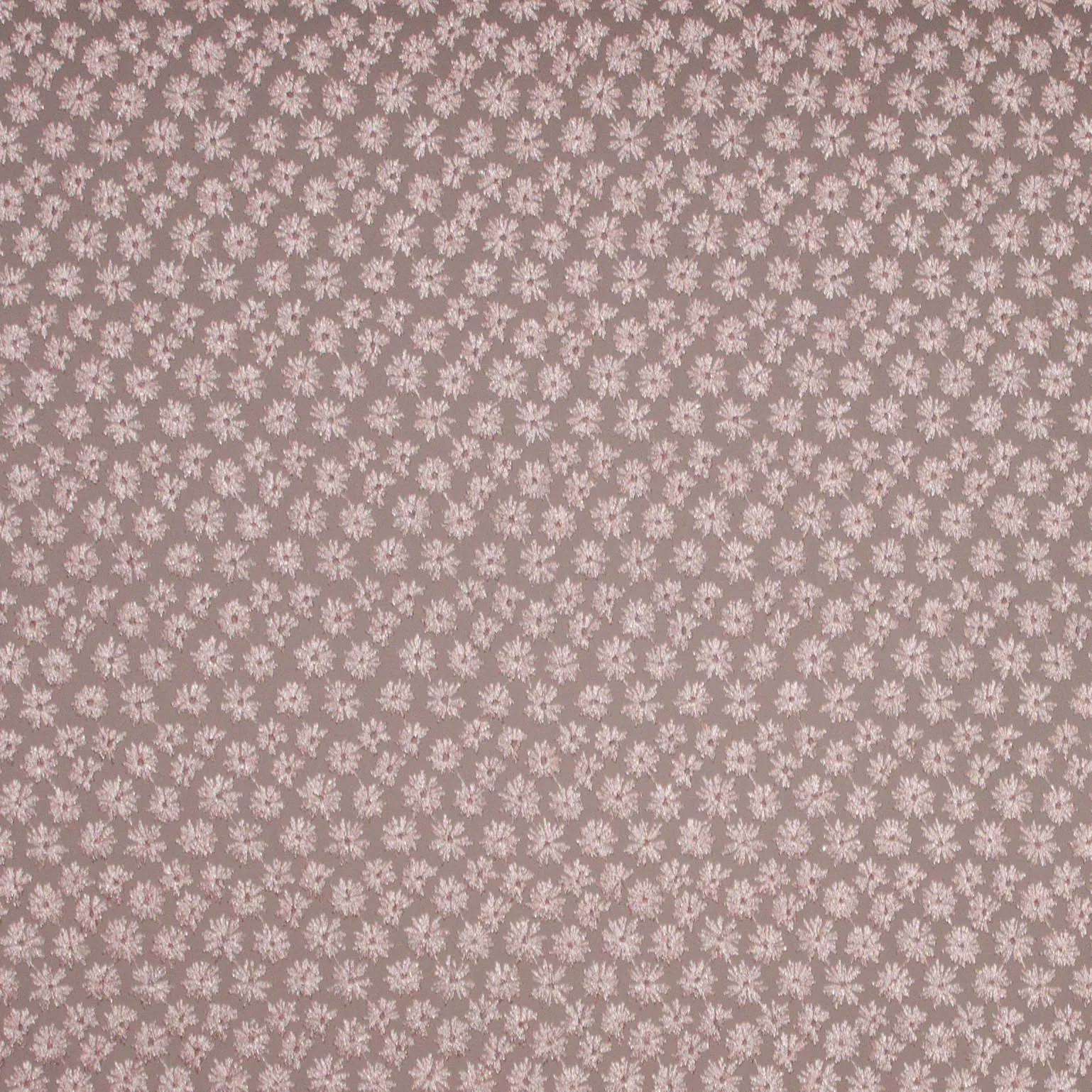Kant roze met bloemetjes op tule