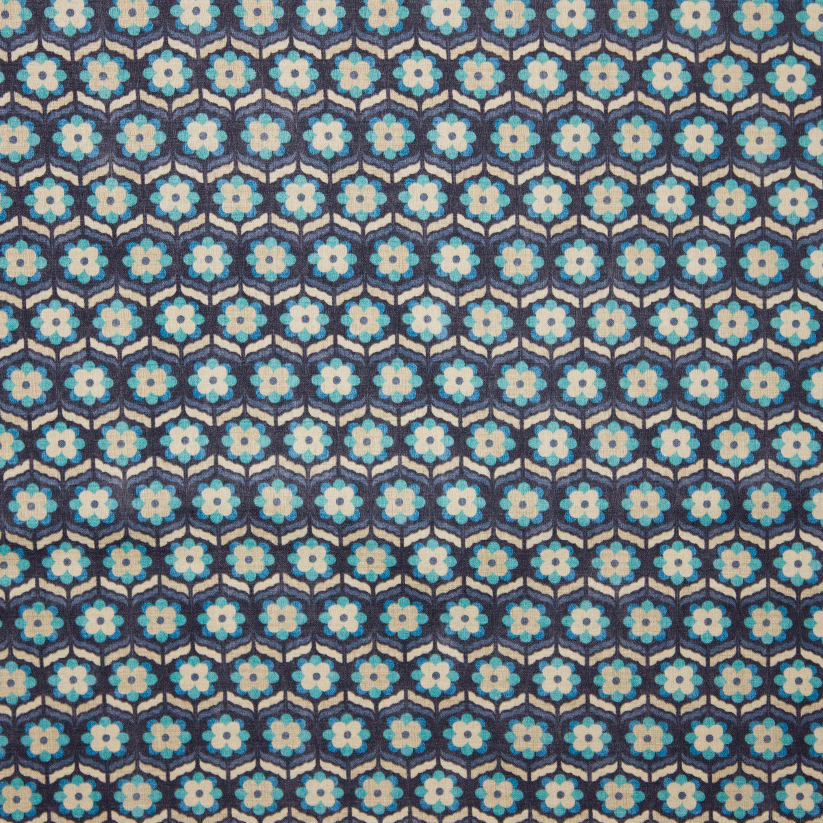 Kokka katoen Söpö Retro blauw