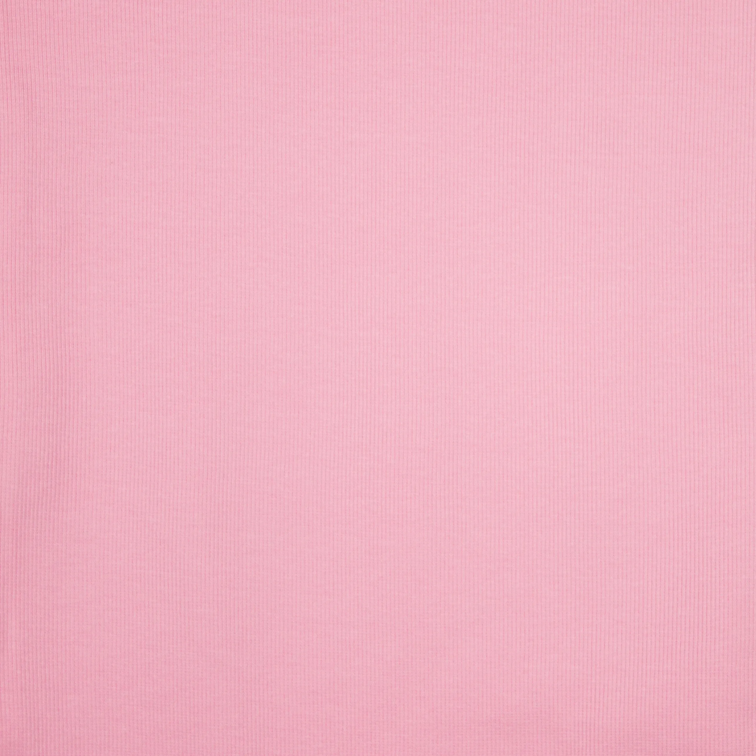 geribde boordstof roze