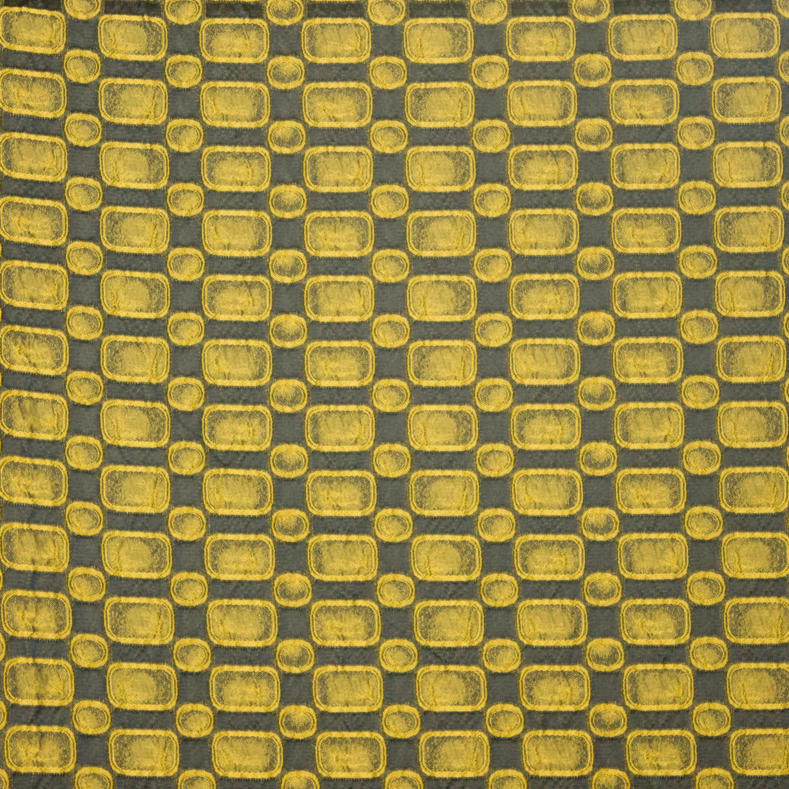 jacquard met blokjes en bollen