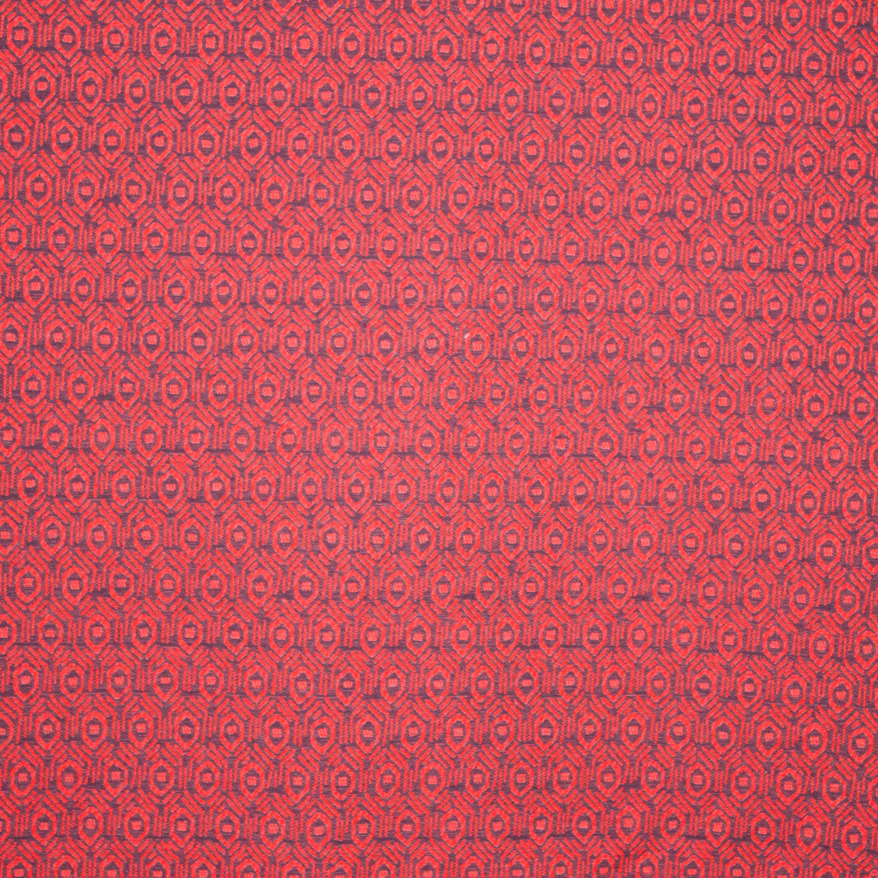 jacquard met ethnische print