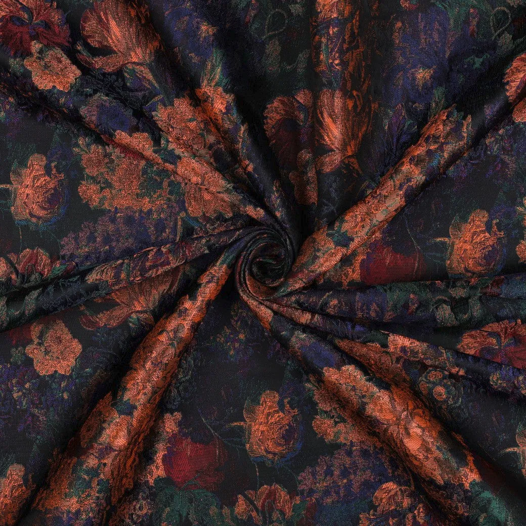 Jacquard bloemen - Poppy