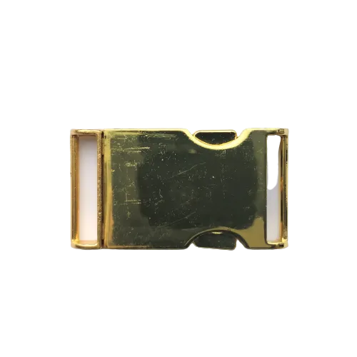 Klikgesp metaal - goud - 50 x 28 mm