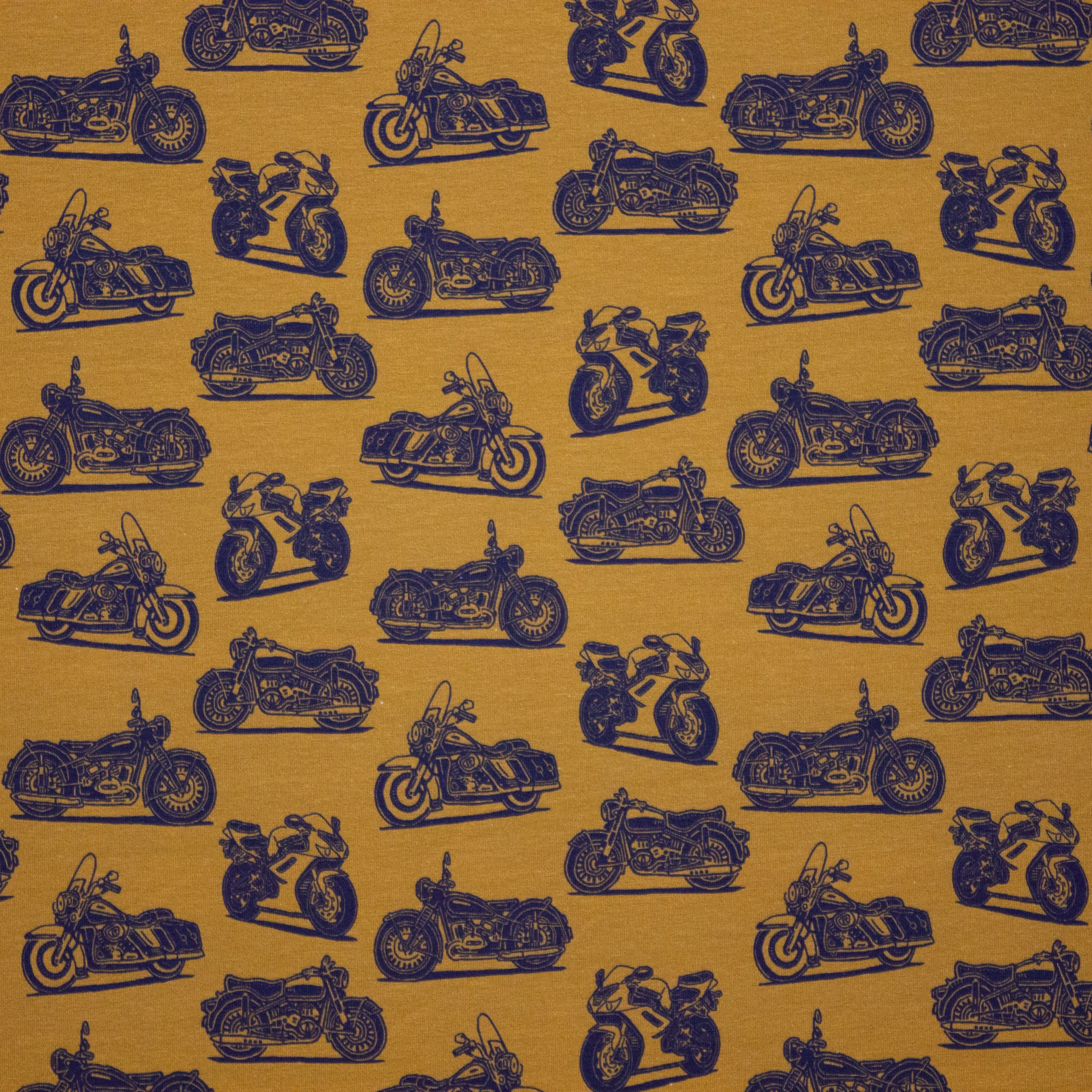 Bruine tricot met motors