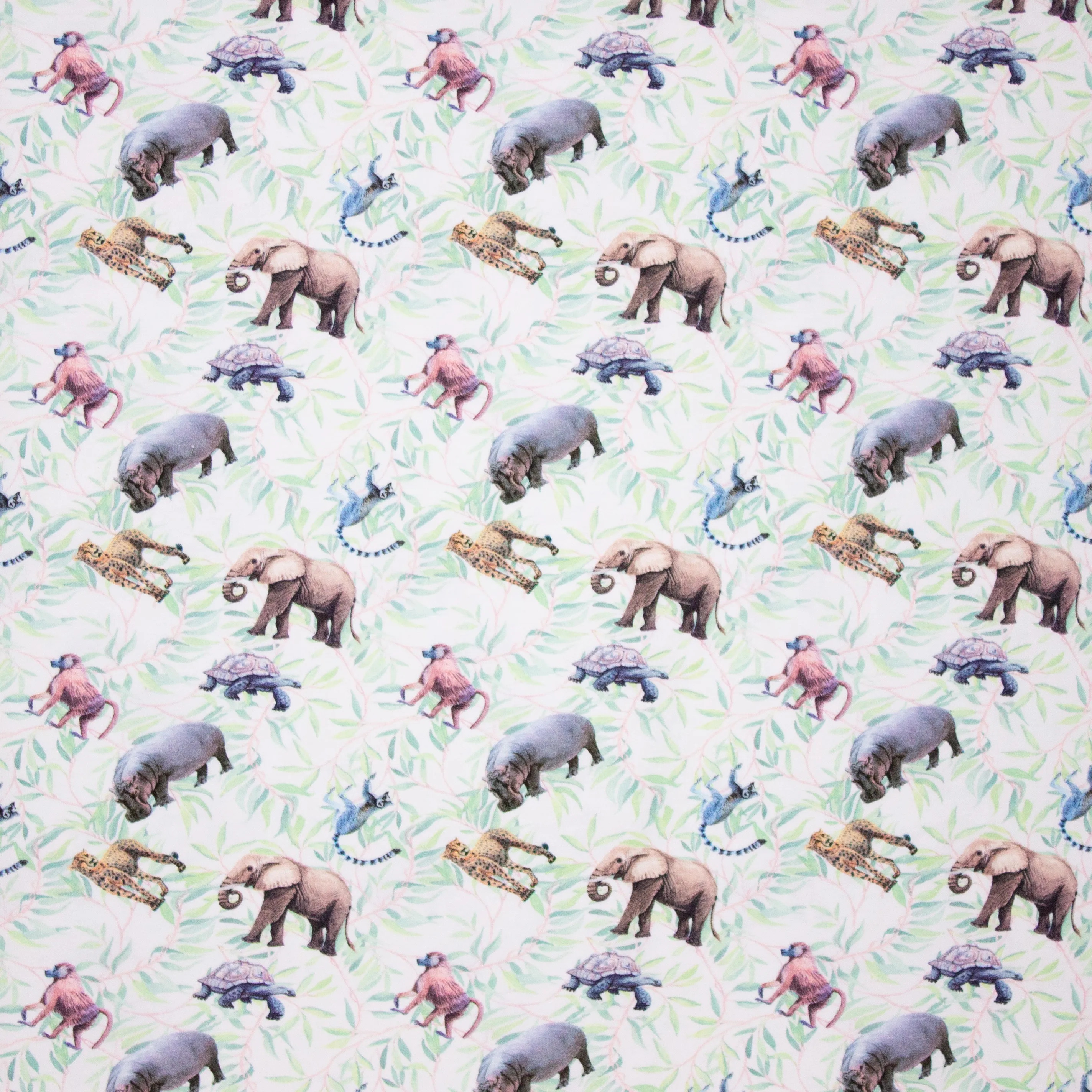Tricot met exotische dieren
