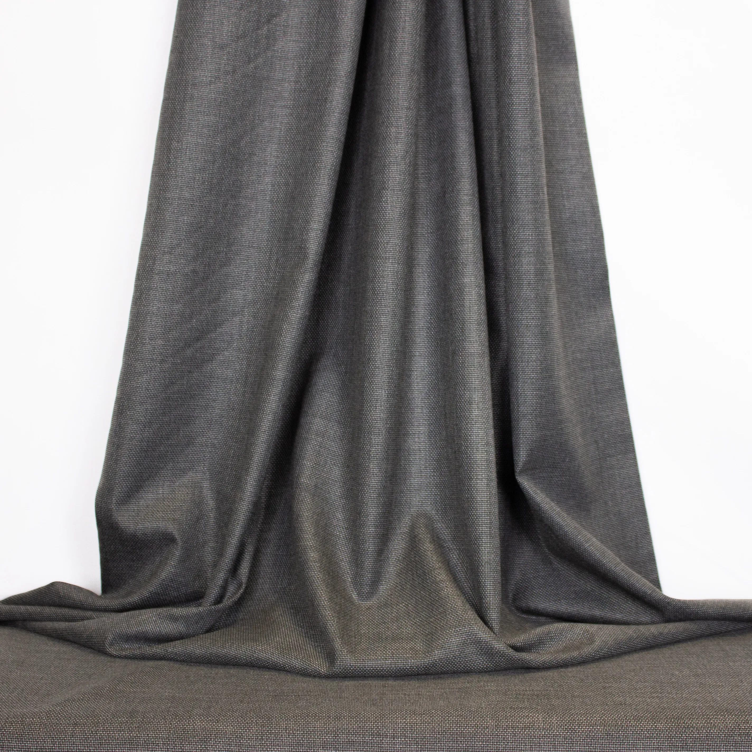 Bamboo licht elastische met linnenlook grijs - Fibre Mood