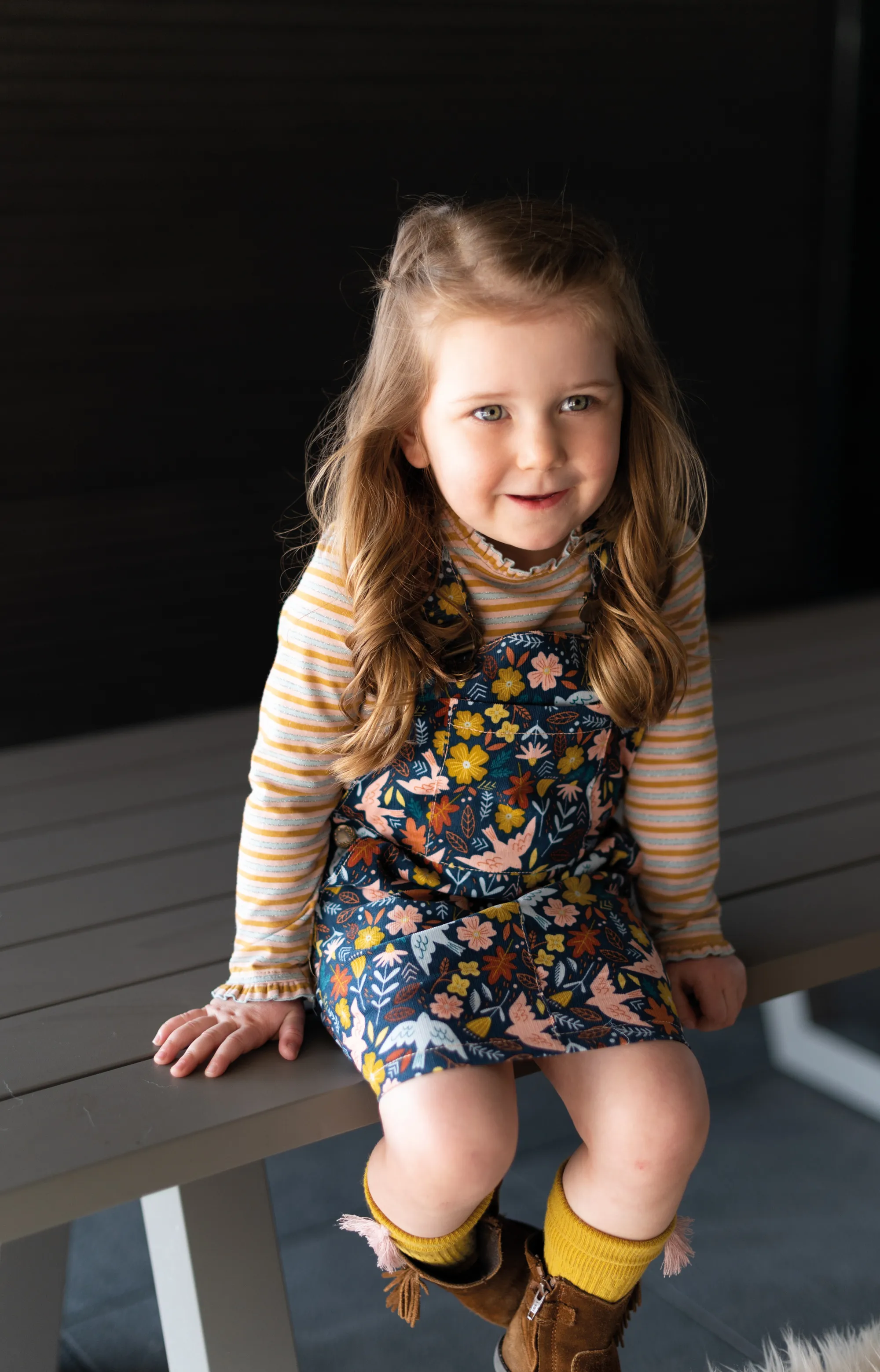 Gestreepte Tricot met Glitter - Poppy