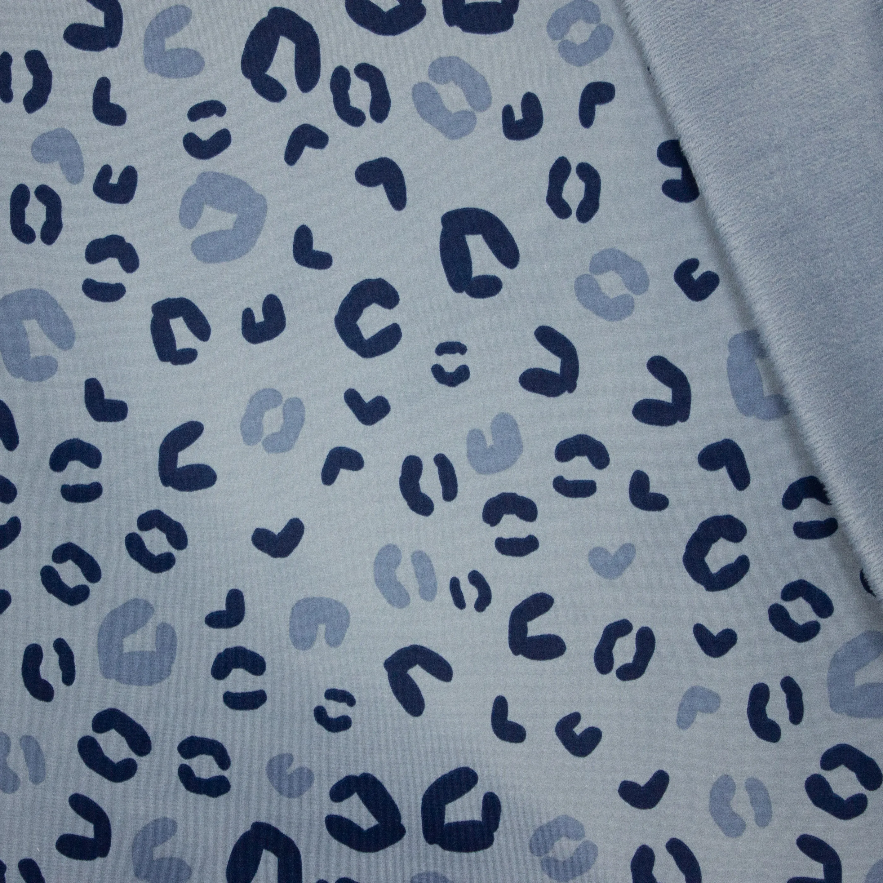 Blauwe Sweater met Blauw Motief