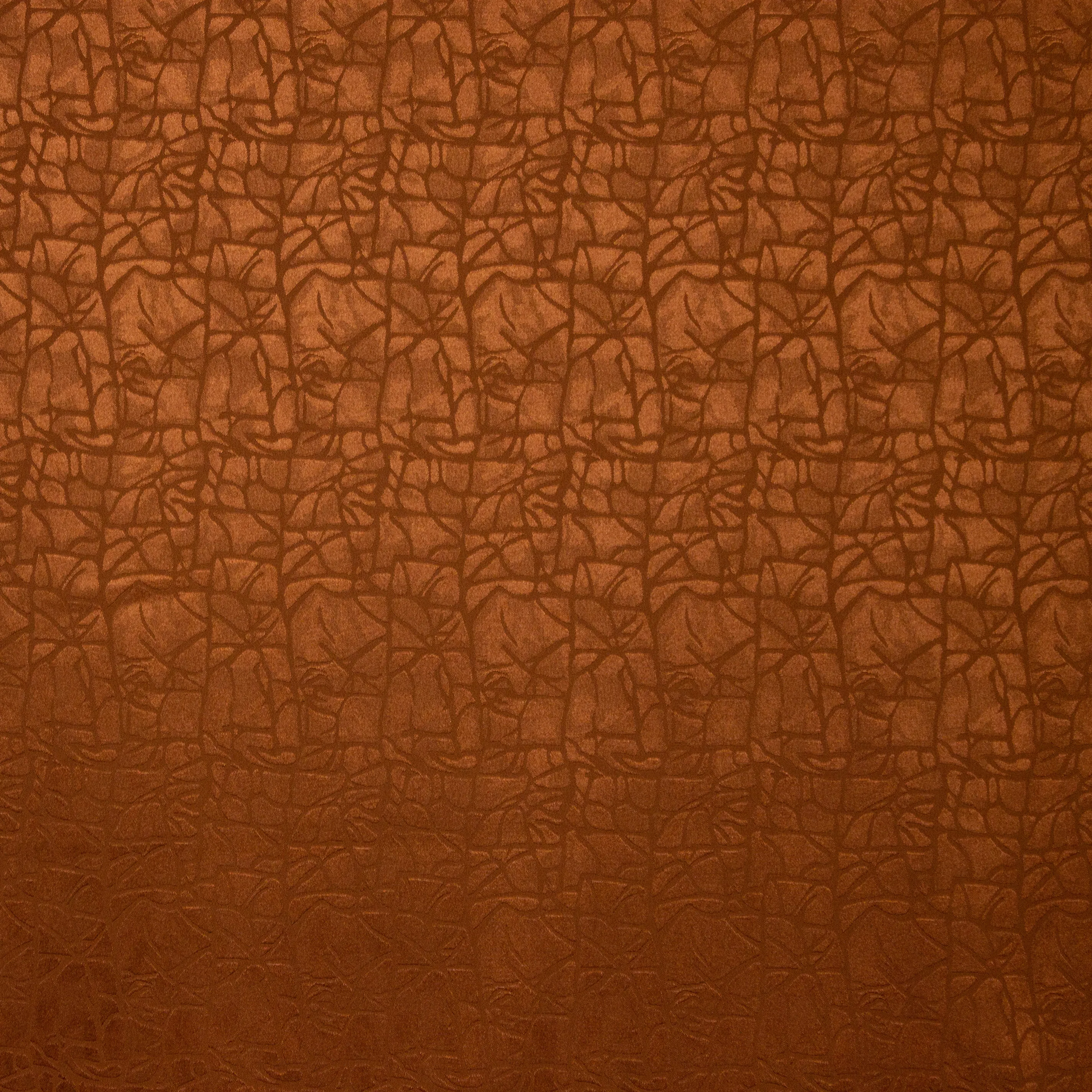 Oranje Satijn Damast - Stitched by You