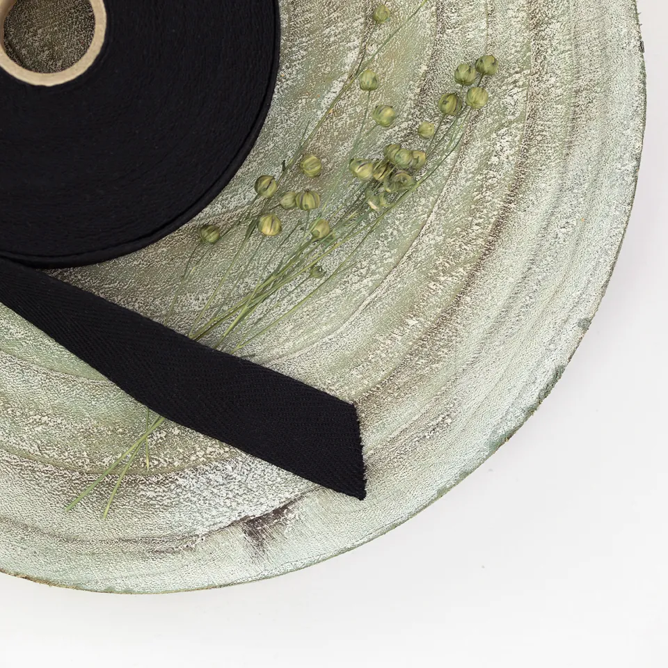 Zwarte Twill Tape See You at Six