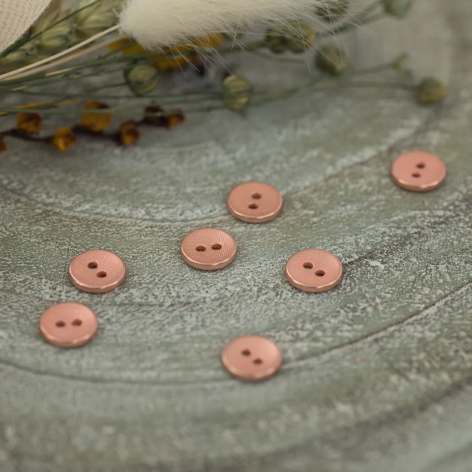 Gestructureerde Knoopjes 10 mm in rosé - See you at six