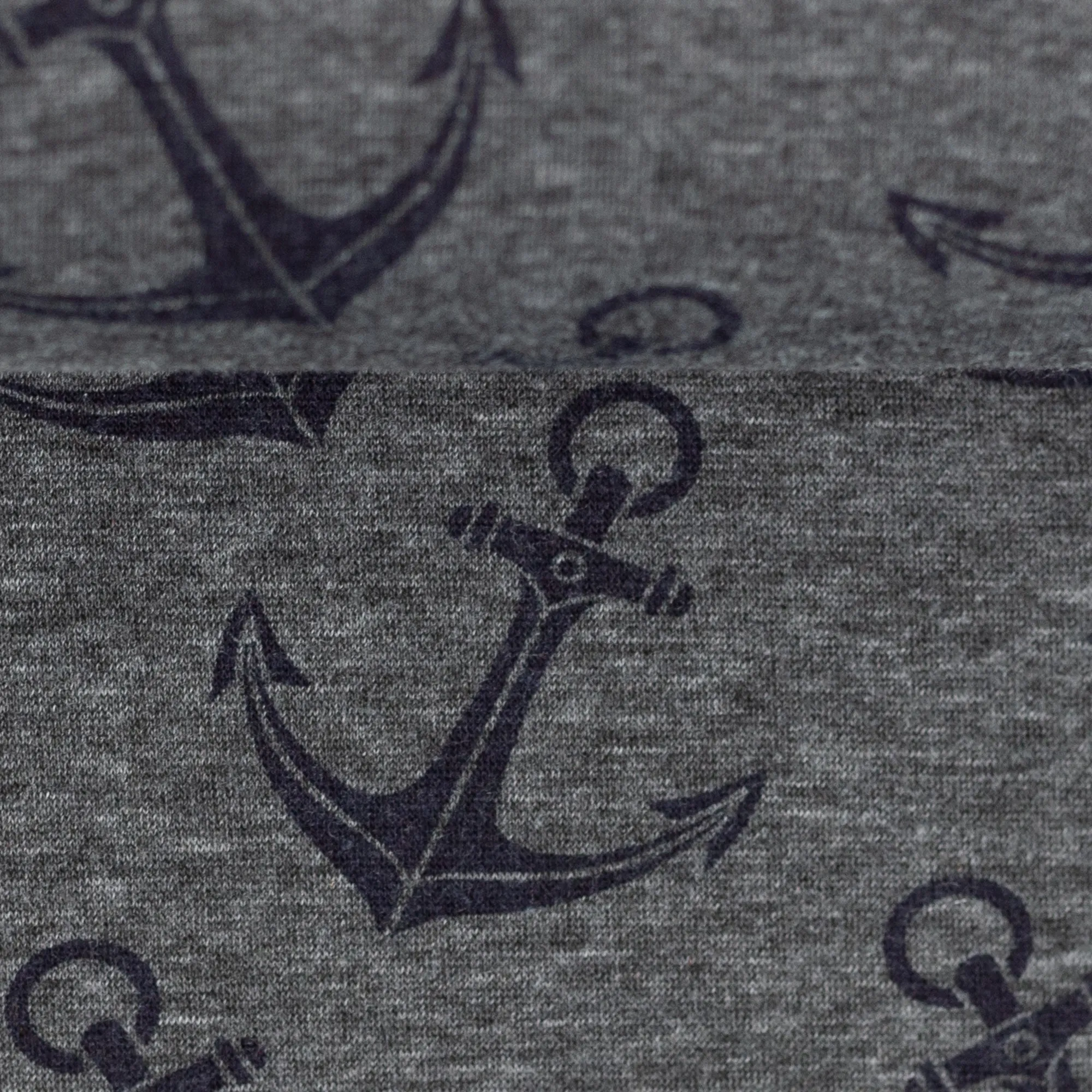 Gemêleerde fleece met ankers