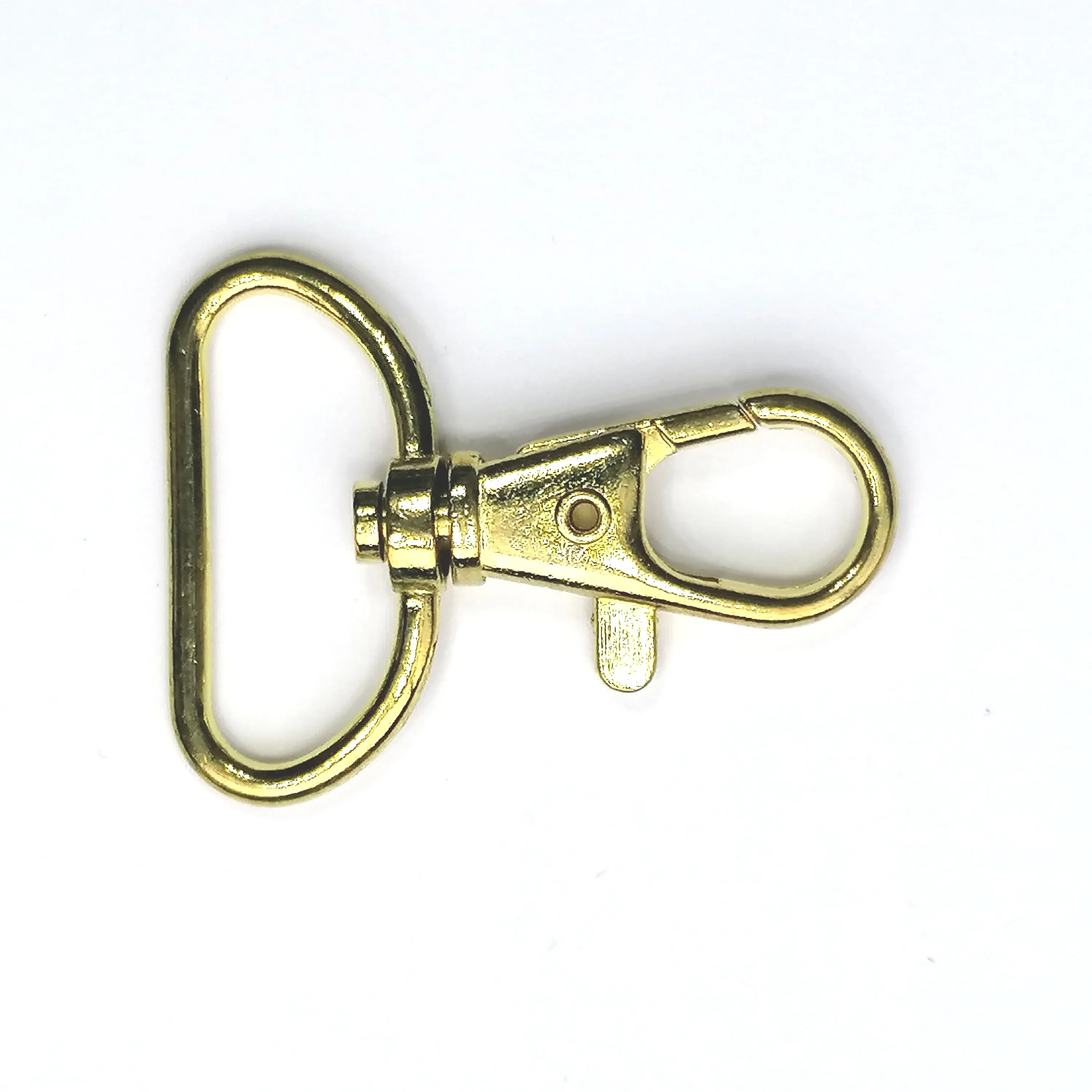 Musketonhaak - goudkleur - 2,5 cm