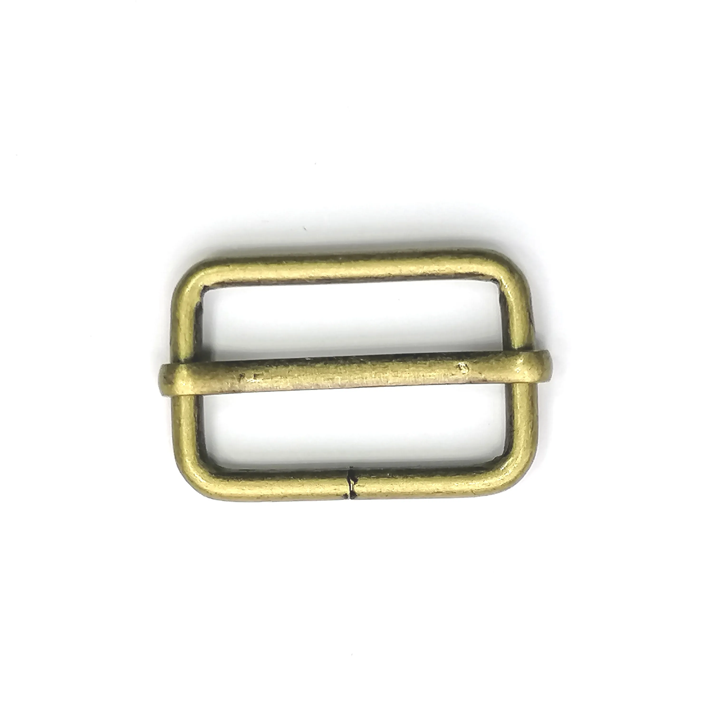 Schuifgesp - messing - 2,5 x 1,5 cm