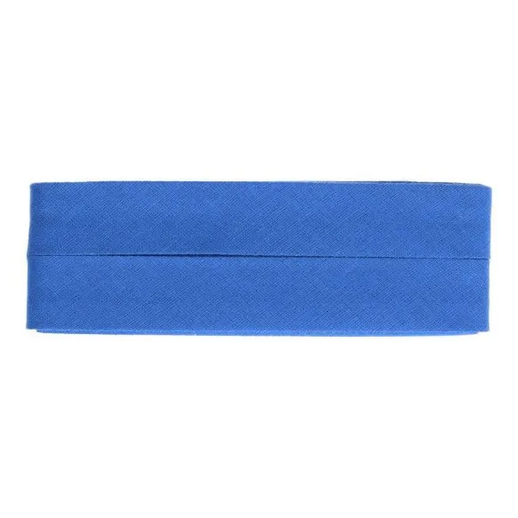Biais - katoen 2 cm x 5 m - blauw