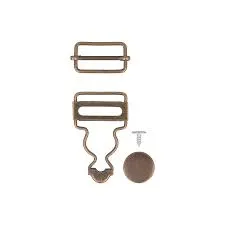 Salopette gespen - 2 stuks - 25 mm - brons