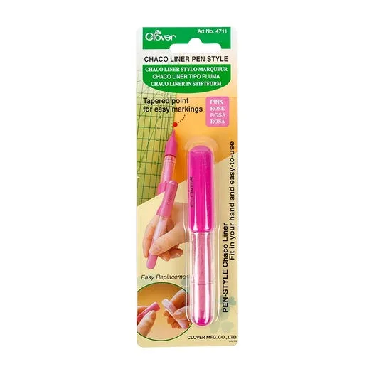 Kalk markeerpen roze (chaco liner pen pink) - Clover