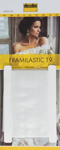 Framilastic T9 - transparante elastische PU band 9 mm x 5 m