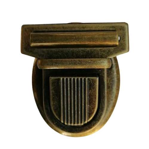 Metalen slot - brons - 50 mm