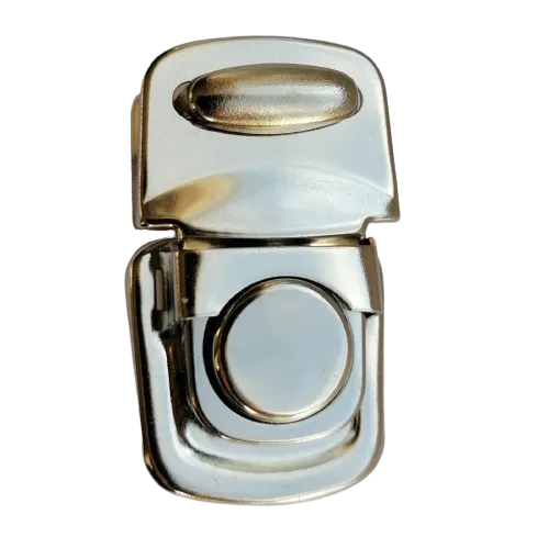 Metalen slot - zilverkleur - 45 mm