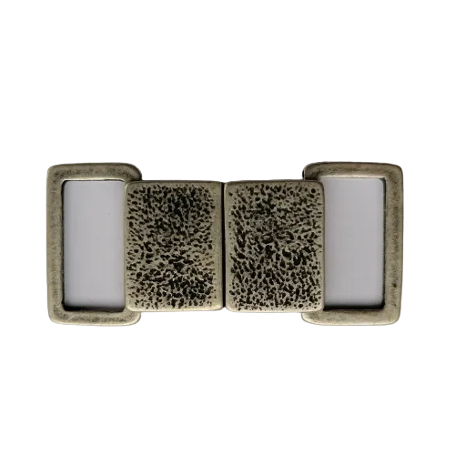 Metalen gesp zilverkleurig - 5 cm x 2,5 cm