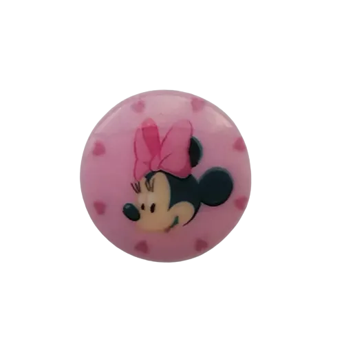 Knoop Minnie Mouse - 15 mm