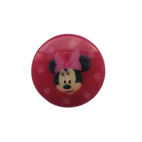 Knoop Minnie Mouse - 15 mm