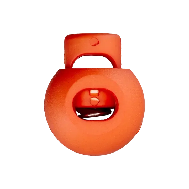 Koordstopper plastic rond 20 mm - oranje