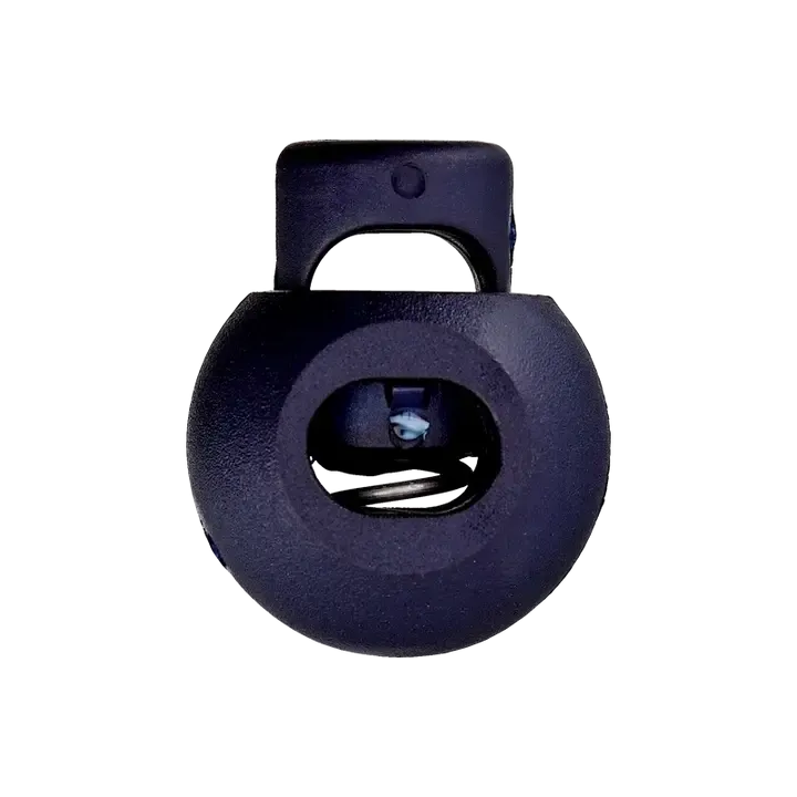 Koordstopper plastic rond 20 mm - donkerblauw