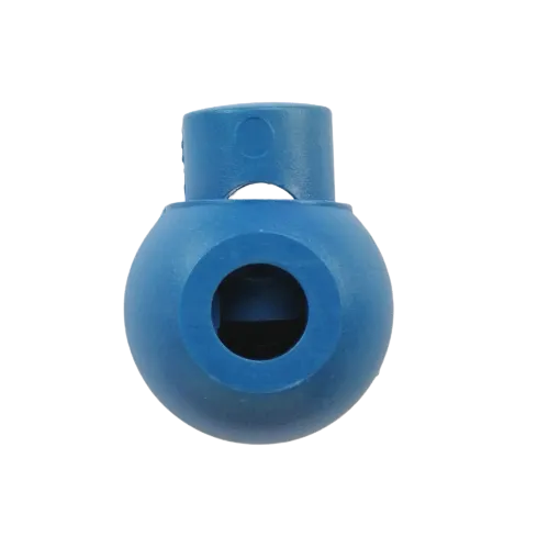 Koordstopper plastic rond 20 mm - blauw