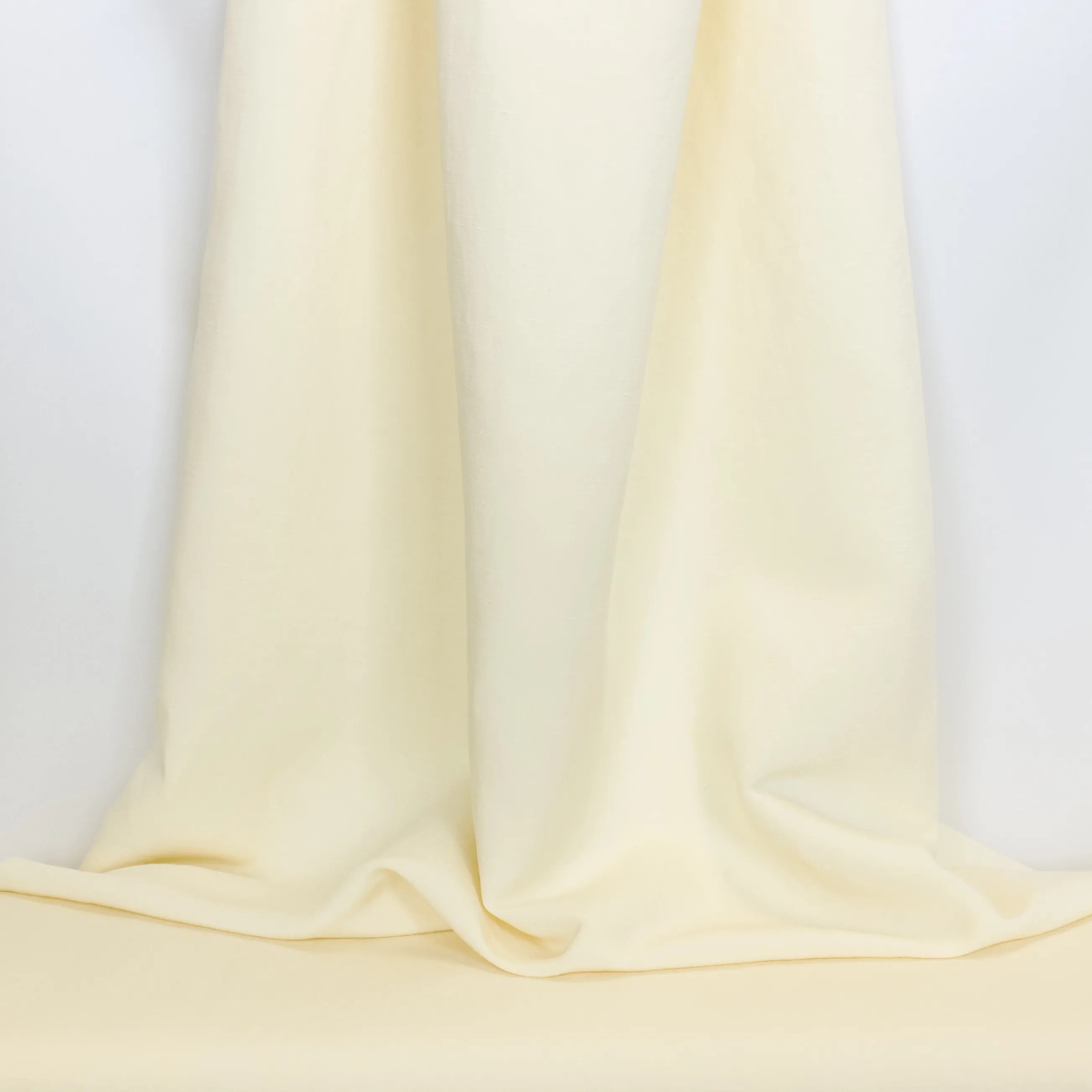 Licht beige viscose linnen - La Maison Victor