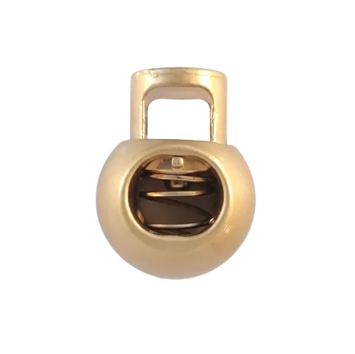 Koordstopper metaal rond 20 mm - mat goud