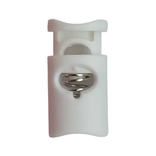 Koordstopper plastic 32 mm - wit