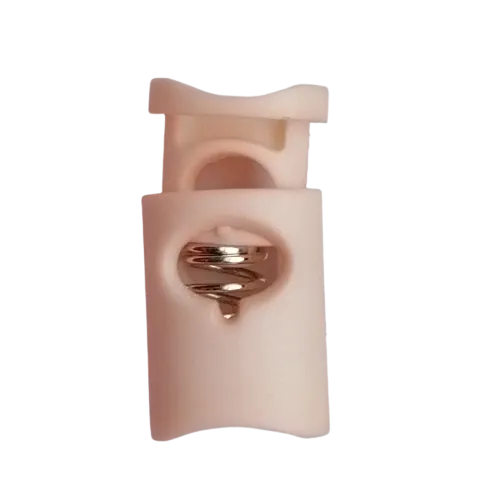 Koordstopper plastic 32 mm - lichtroze / babyroze
