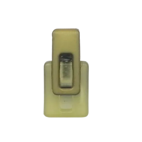 Koordstopper plastic rechthoek 17 mm - groen