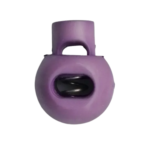 Koordstopper plastic rond 20 mm - paars