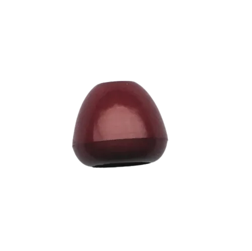 Koord einde plastic 12 mm - bordeaux (opening 5 mm)