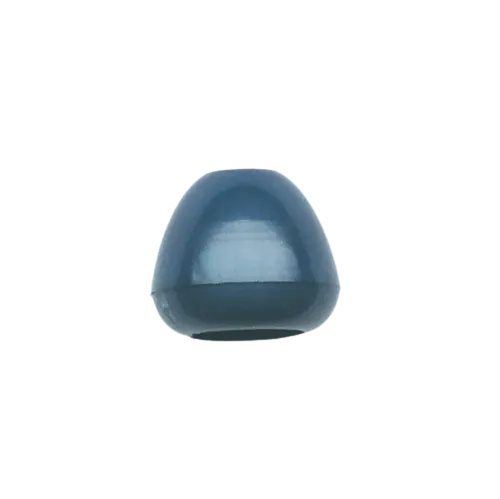 Koord einde plastic 12 mm - donkerblauw (opening 5 mm)