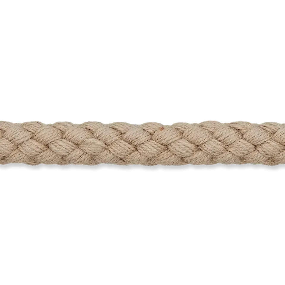 Beige koord - katoen 7 mm
