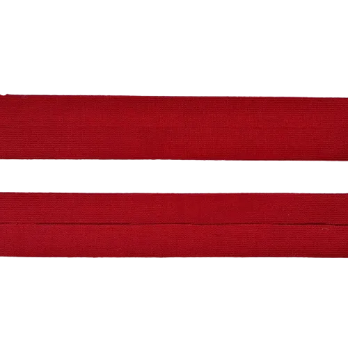 Biais - rekbare viscose 2 cm - rood