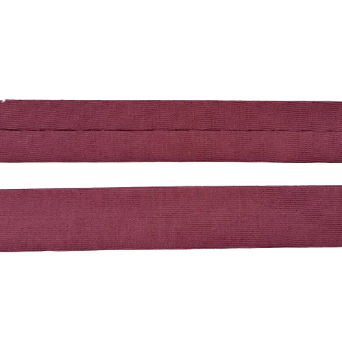 Biais - rekbare viscose 2 cm - bordeaux