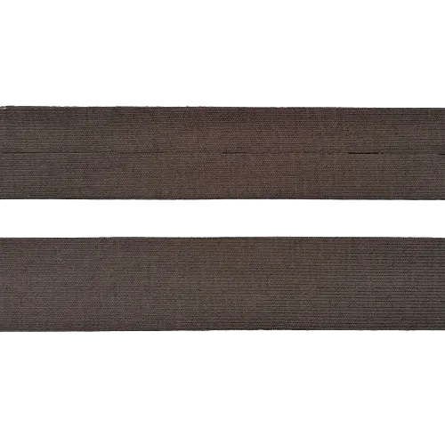 Biais - rekbare viscose 2 cm - donkerbruin / kastanjebruin