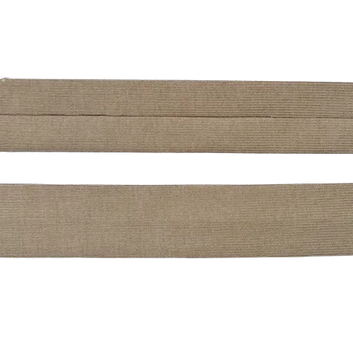 Biais - rekbare viscose 2 cm - lichtbruin