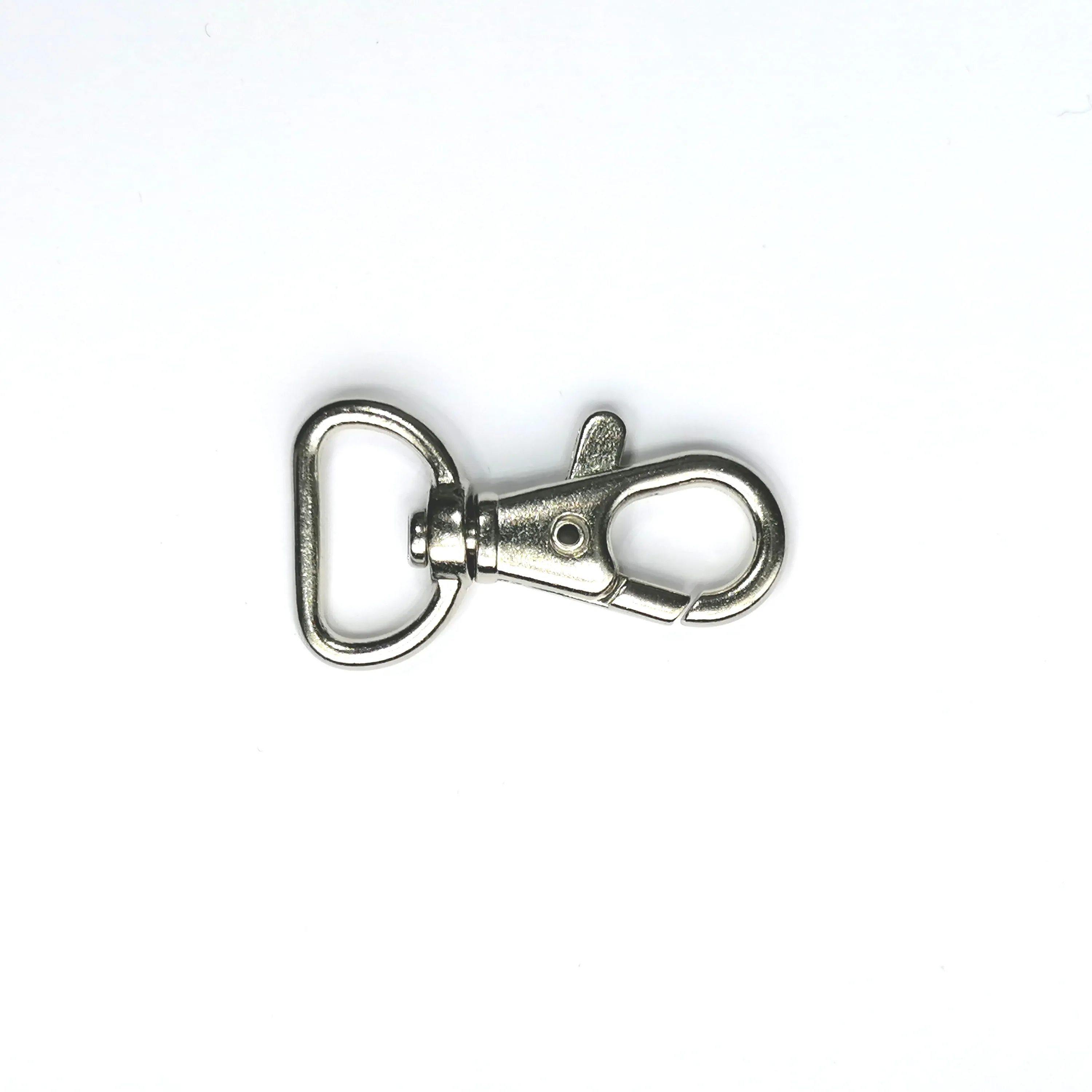 Musketonhaak - zilver - 15 mm