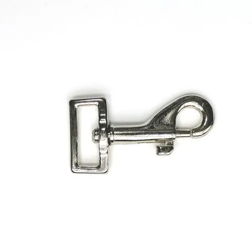 Musketonhaak - zilver - 20 mm
