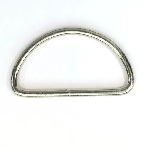 D ring - zilver - 50 mm