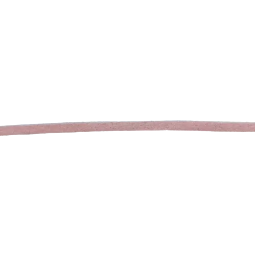 Platte roze imitatiedaim touw / veter - synthetisch 3 mm
