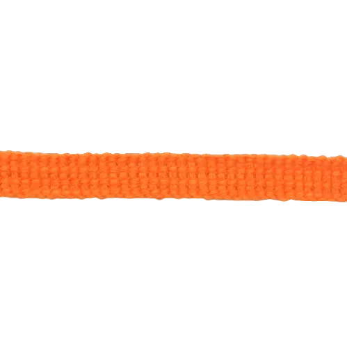 Oranje platte koord / veter - katoen 9 mm