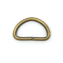 D ring - messing - 25 mm